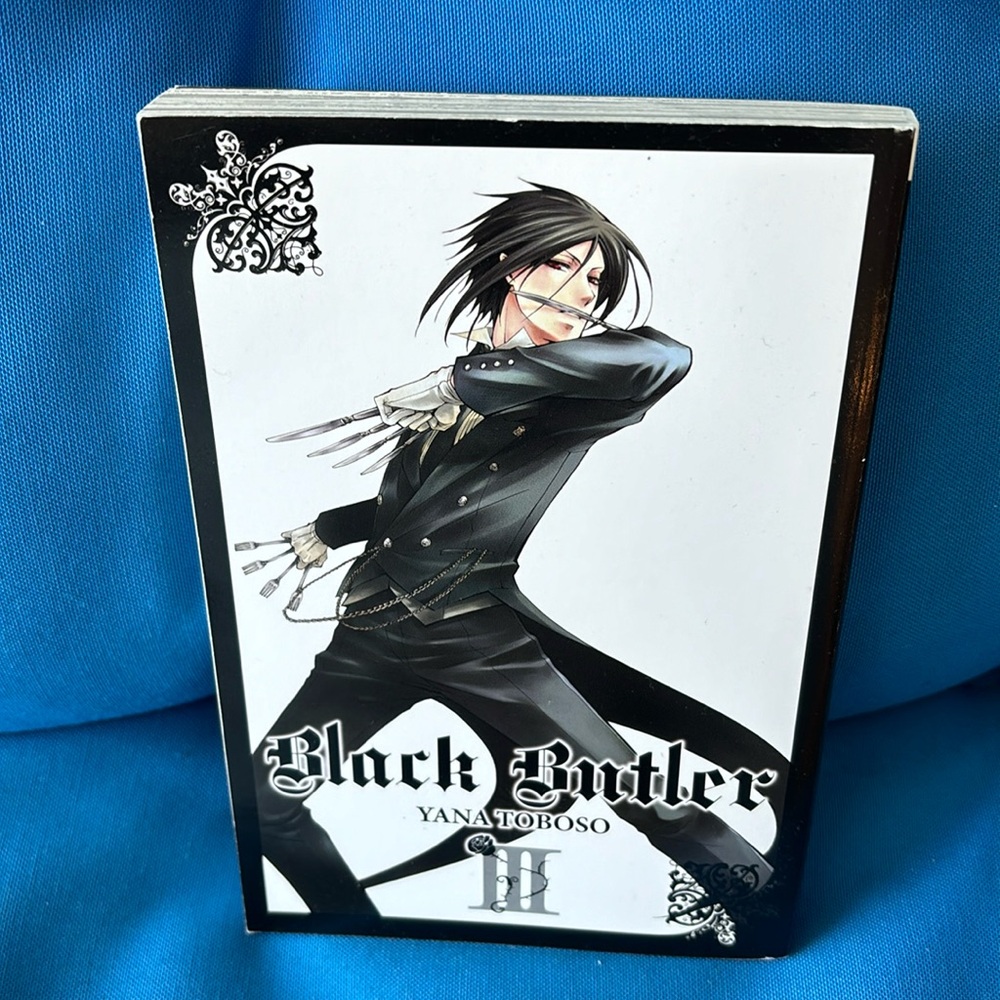 Black Butler Comic Volume 3 By Yana Toboso Rated For Older Teen